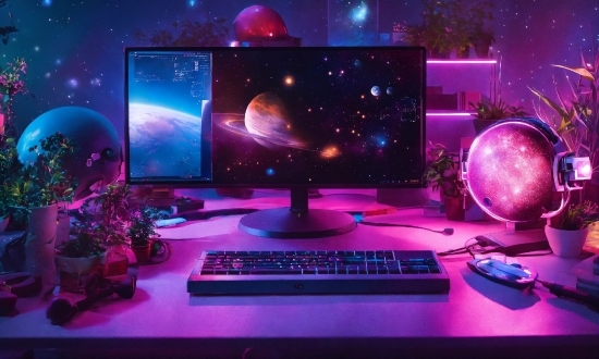 Image Edit Ai, Purple, Personal Computer, Light, World, Computer