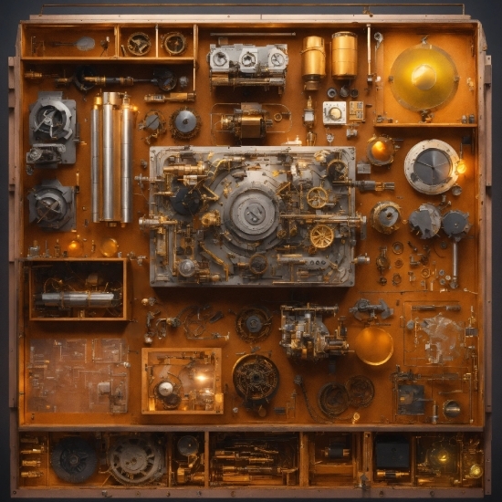 Image Prompt Midjourney, Audio Equipment, Gas, Wood, Electronic Device, Machine