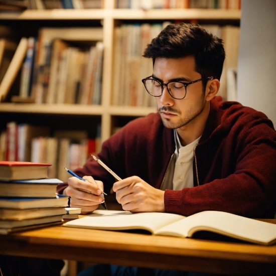 Instagram Photo Download Hd, Glasses, Bookcase, Table, Vision Care, Book