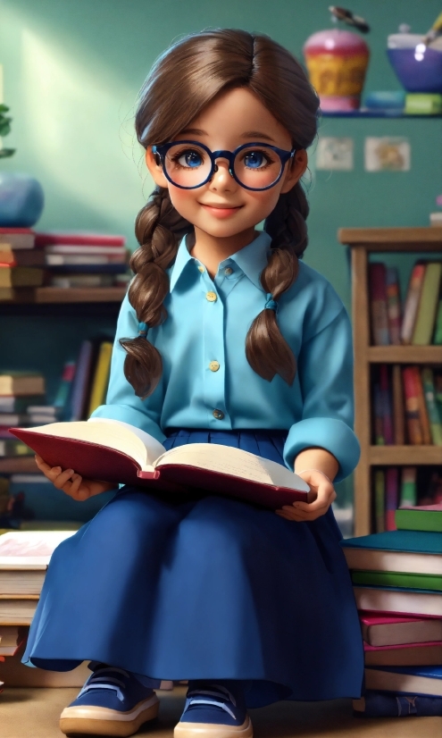 Iphone X Wallpaper, Hair, Glasses, Smile, Hairstyle, School Uniform