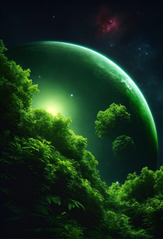 Killua Live Wallpaper, Atmosphere, Sky, Green, Light, Plant