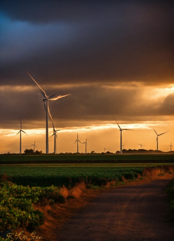 King Images, Cloud, Sky, Plant, Atmosphere, Windmill