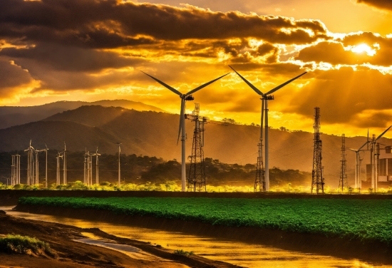 Levi Ackerman 4k Wallpaper, Cloud, Sky, Atmosphere, Windmill, Afterglow