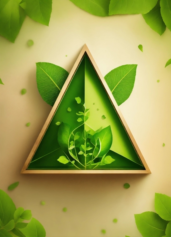 Lively Wallpaper 4k Anime, Light, Green, Botany, Triangle, Creative Arts