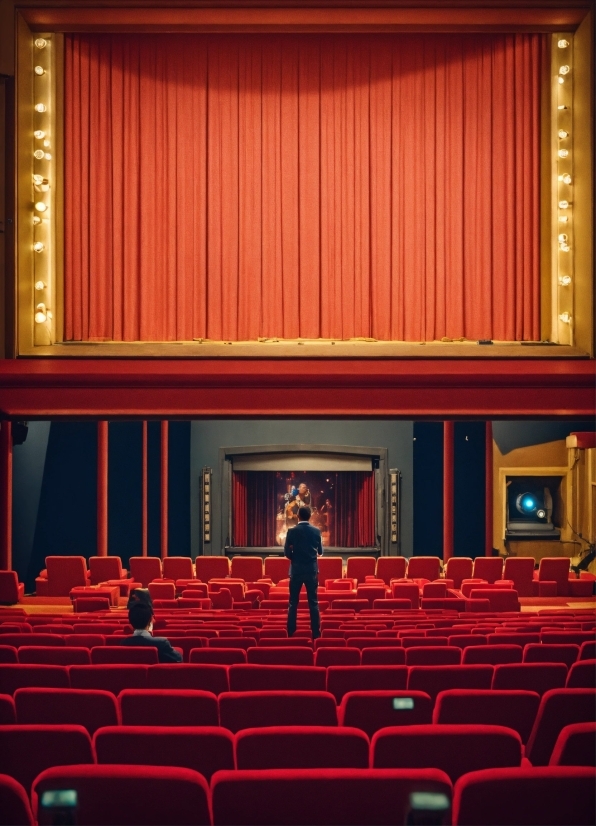 Machine Learning Picture Generation, Theater Curtain, Light, Chair, Textile, Interior Design