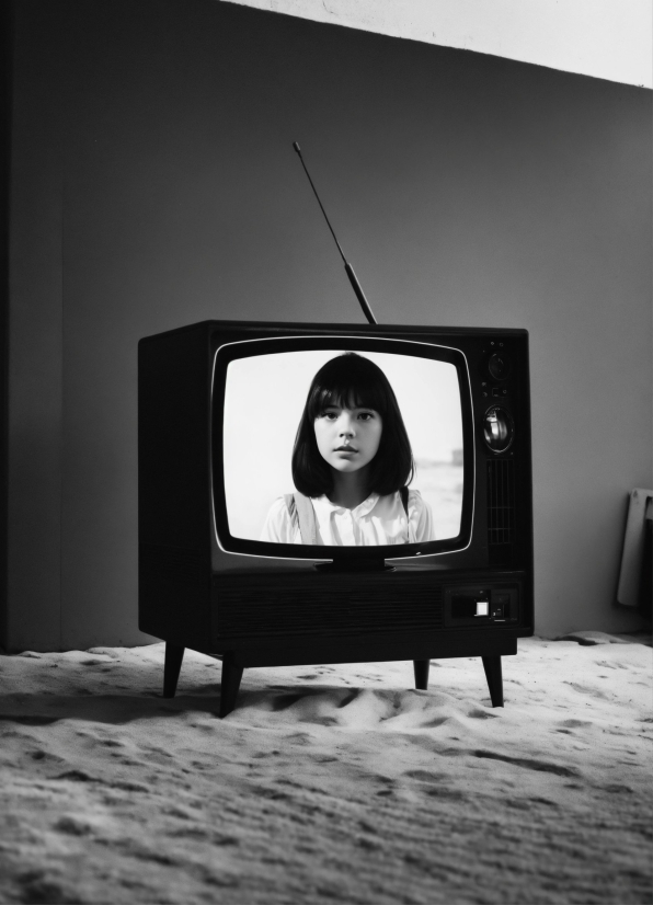 Output Device, Flash Photography, Television Set, Television, Style, Black-and-white