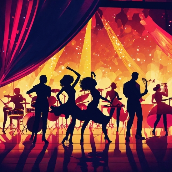 Peaceful Background Wallpaper, Band Plays, Dance, Music, Entertainment, Artist