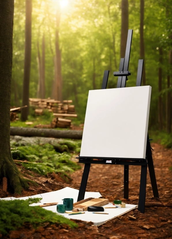 Plant, Easel, Light, Leaf, Tree, Natural Landscape