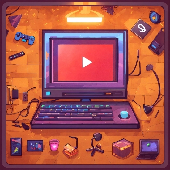 Png Hd Background, Computer, Personal Computer, Orange, Laptop, Space Bar