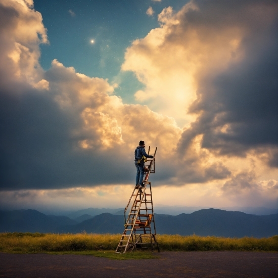 Simple Ai, Cloud, Sky, Ecoregion, Natural Landscape, Sunlight