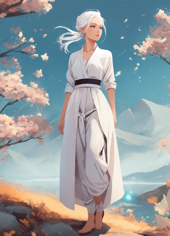 Simple Illustration, Sleeve, People In Nature, Fashion Design, Cg Artwork, Beauty