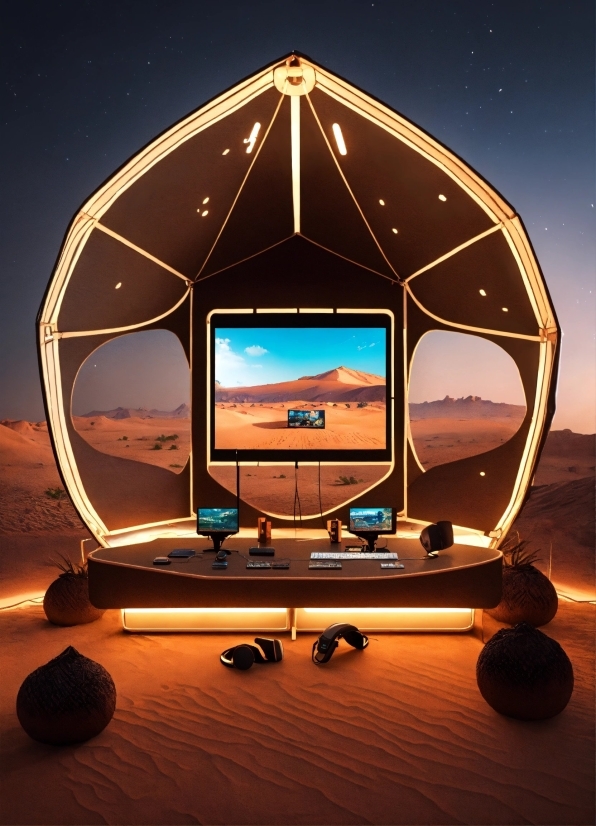 Sky, Computer Monitor, Automotive Design, Personal Computer, Desk, Output Device