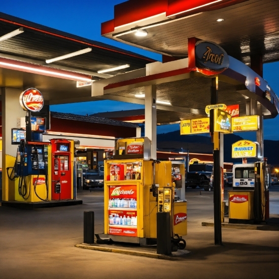 Spring Background Images For Desktop, Filling Station, Gasoline, Gas Pump, Fuel, Sky