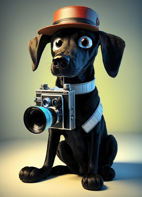 Wallpaper 4k Gaming, Outerwear, Dog, Fedora, Carnivore, Camera Lens