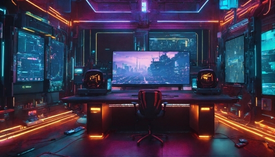 Wallpaper Hacker 4k, Entertainment, Purple, Display Device, Chair, Stage