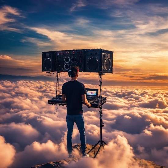 Wallpaper Pc Minimalist, Cloud, Sky, People In Nature, Flash Photography, Sunlight