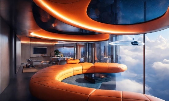 A1 Art Generator, Building, Orange, Comfort, Interior Design, Architecture