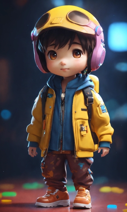 Ai Applications Around Us, Outerwear, Toy, Doll, Gesture, Cartoon