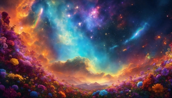 Ai Art Free Nsfw, Atmosphere, World, Natural Environment, Natural Landscape, Nebula