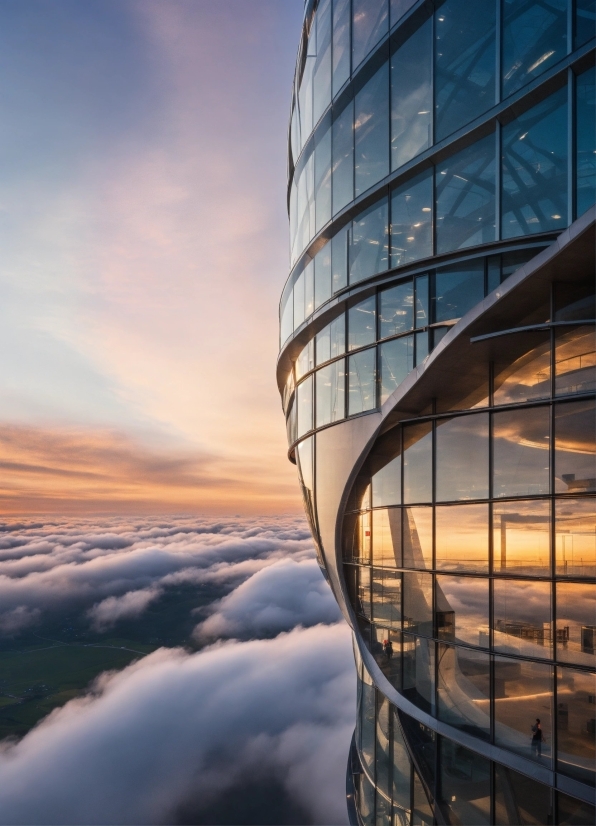 Ai Foto, Cloud, Sky, Building, Skyscraper, Water