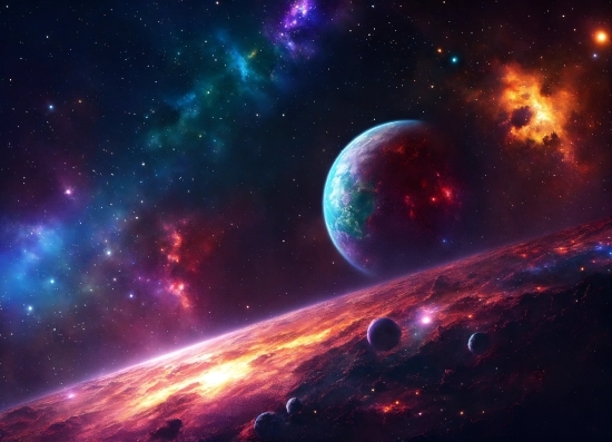 Ai Generated Images Best Free, Atmosphere, World, Nebula, Galaxy, Sky