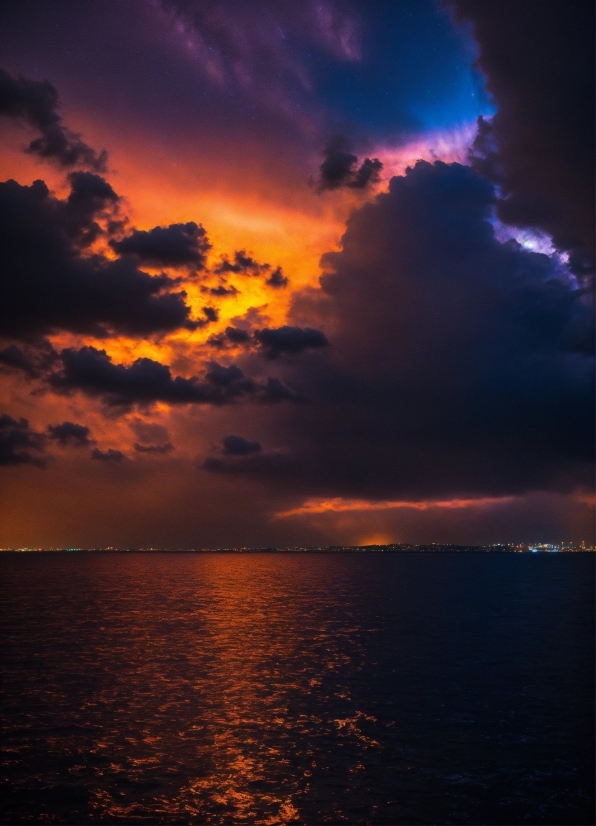 Ai Picture Making, Cloud, Water, Sky, Atmosphere, Afterglow