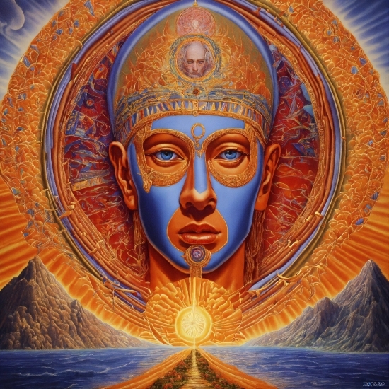 Ai Robot Sophia, Art, Painting, Symmetry, Visual Arts, Mythology