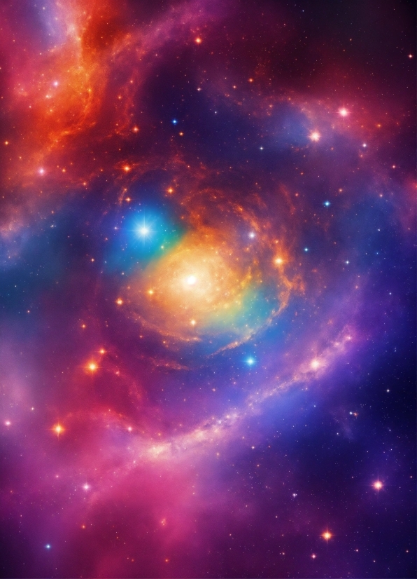 Ai Text To Image Online, Atmosphere, Nebula, Galaxy, Star, Astronomical Object