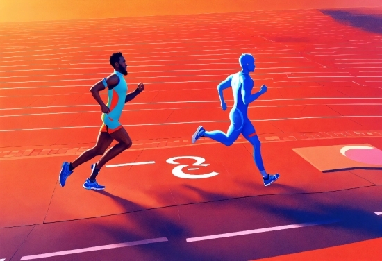 Ai Training Video Generator, Sports Uniform, Track And Field Athletics, Race Track, Player, Middle-distance Running