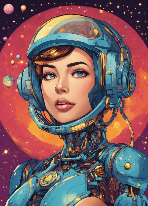 Art, Cartoon, Painting, Cg Artwork, Space, Illustration