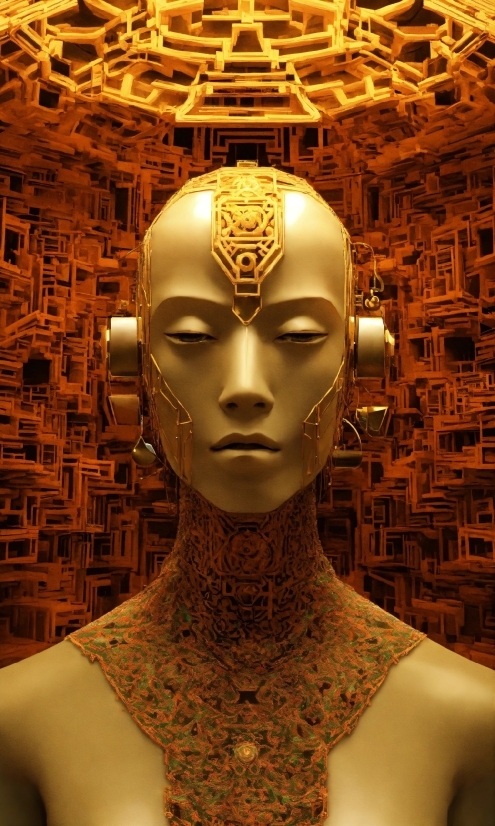 Artificial Intelligence Top 10 Companies, Head, Chin, Eye, Amber, Sculpture