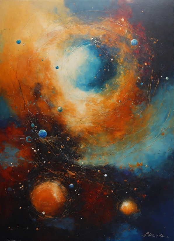 Atmosphere, Paint, Nebula, World, Painting, Astronomical Object