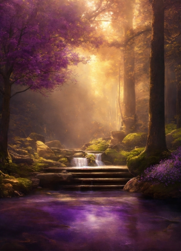 Background Images Video Download, Plant, Water, Natural Landscape, Purple, Natural Environment