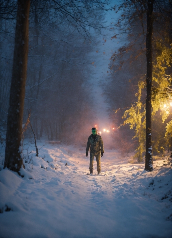 Background Youtube Intro Templates, Atmosphere, Snow, Light, Branch, Tree