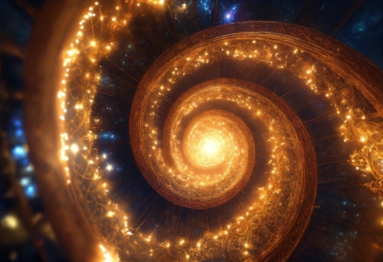 Best Online Free Ai Image Generator, Amber, Gold, Spiral, Art, Circle