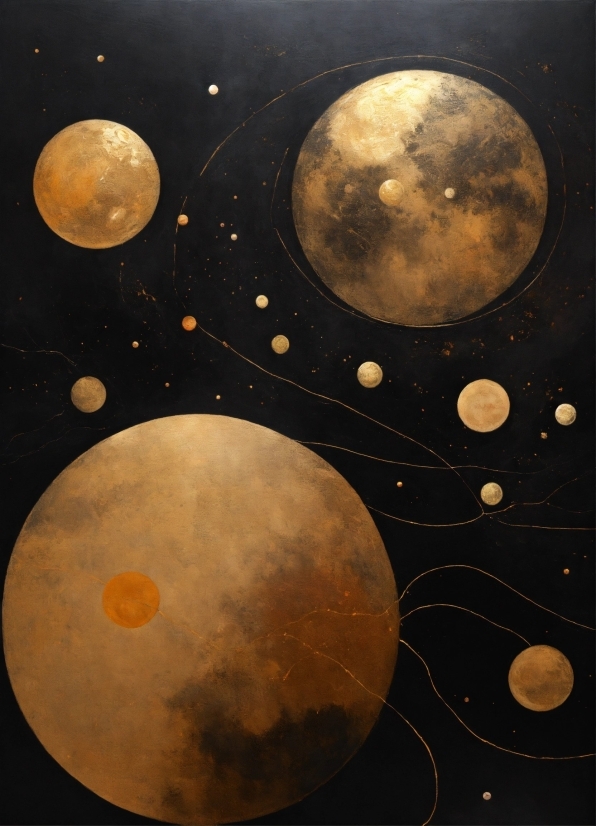 Canva Ai Art, Brown, Atmosphere, Moon, World, Light