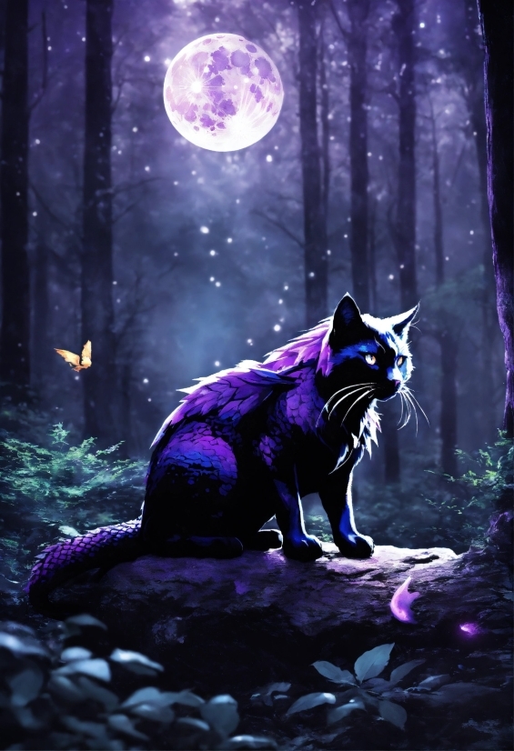 Chroma Key Green Screen Video Download, Plant, Light, Purple, Carnivore, Cat