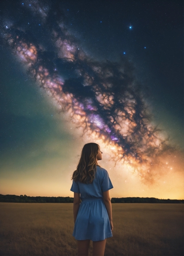 Cloud, Sky, Hairstyle, Atmosphere, People In Nature, Nature