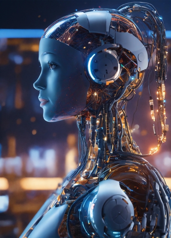 Common Ai Applications, Blue, Human Body, Lighting, Flash Photography, Audio Equipment