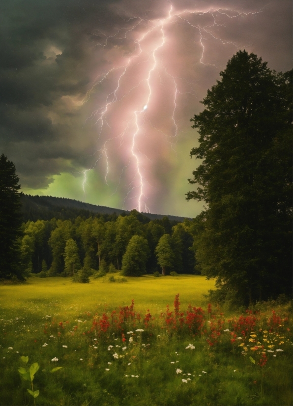 Cool Moving Backgrounds Free, Cloud, Plant, Sky, Lightning, Flower