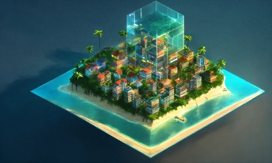 Copyright Free Ai Art Generator, Building, Rectangle, Urban Design, House, Tower Block