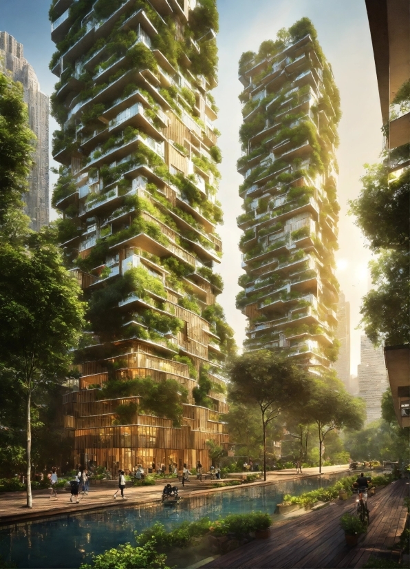 Cutting Edge Technology In It, Plant, Building, Skyscraper, Daytime, Sky