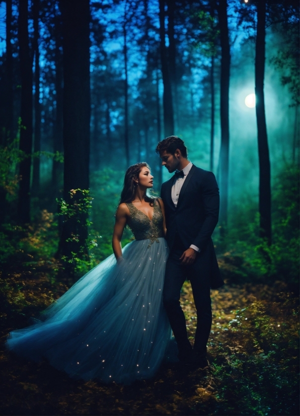 Dall E Art, Plant, Wedding Dress, Bride, People In Nature, Tree