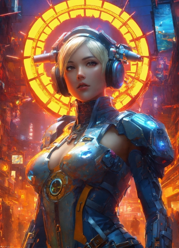 Deep Learning Ai, Light, Cg Artwork, Art, Electric Blue, Fictional Character