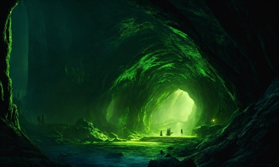 Easy Worship Moving Background Free Download, Water, Green, Liquid, Cave, Tunnel