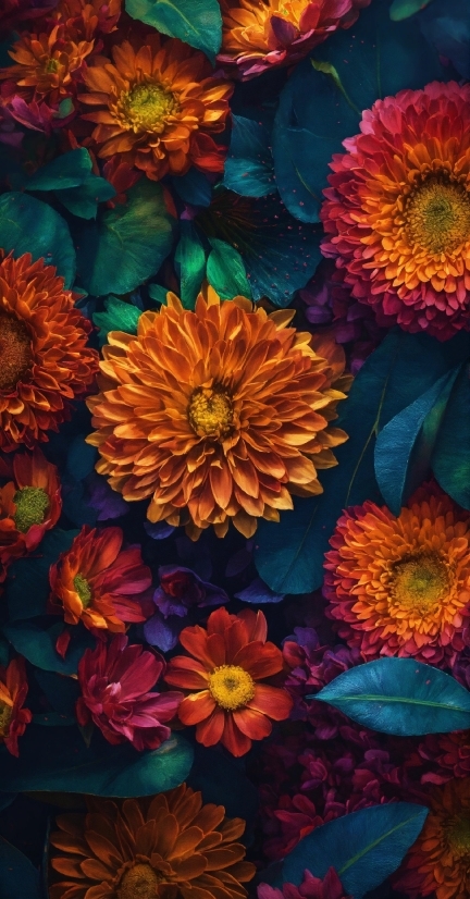 Flower, Plant, Petal, Nature, Orange, Textile