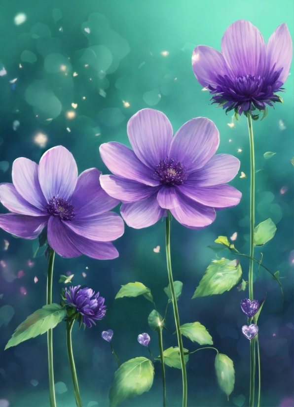 Free Background Footage, Flower, Plant, Botany, Purple, Water