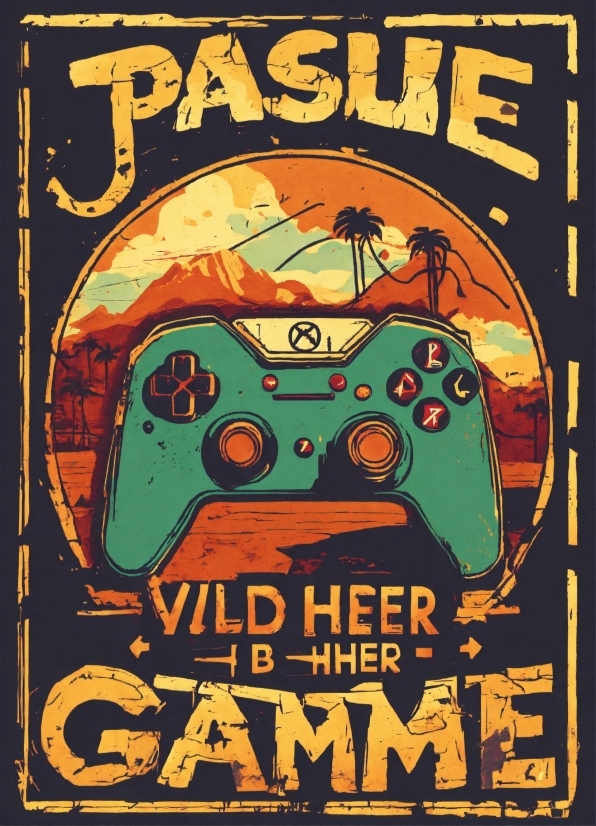 Free Illustrations And Vectors, Game Controller, Input Device, Font, Gadget, Video Game Console