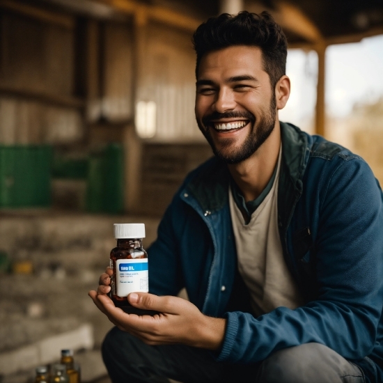 Free Motion Video Background Loops, Smile, Flash Photography, Beard, Bottle, Happy