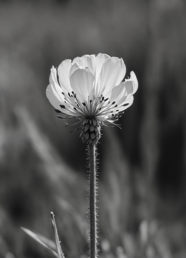 Free To Use Footage, Flower, Plant, Petal, Black-and-white, Flowering Plant